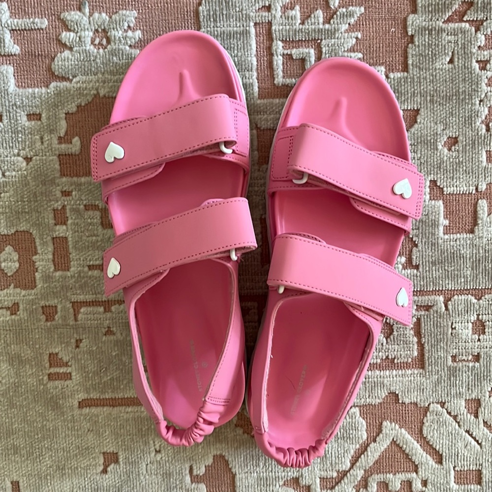 Stoney Clover Lane x Target Pink Velcro Sandals